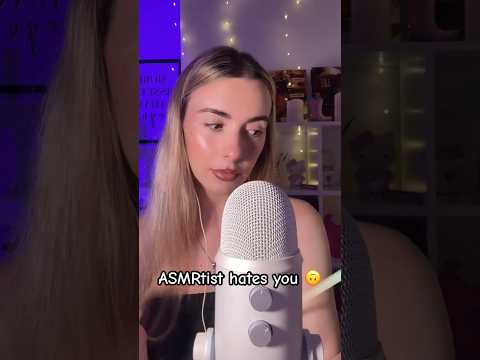 ASMRtist hates everything 🤨😅 #asmrtriggers #asmrshorts