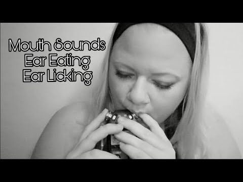 ASMR Binaural| Ear To Ear 🎧| Tascam Mouth Sounds-Ear Eating & Licking 💋(No Talking)