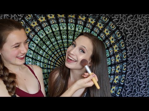 ASMR - Makeup Tutorial On My Friend! ♡