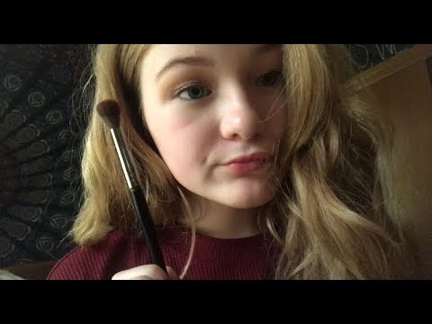 ASMR camera/face brushing stipping sounds❤️