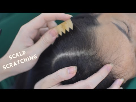 ASMR Scalp Scratching Fast And Aggressive, Real Person Breathing, Snoring For Anxiety Relief