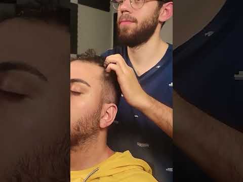 ASMR DİFFERENT TOOLS TURKISH BARBER MASSAGE- #sleep #amazing #asmr #shortvideos #shortvideo