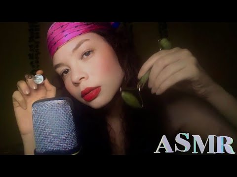 ASMR: MASSAGEM FACIAL RELAXANTE NO SEU ROSTINHO ATÉ QUE DURMA 😴💆