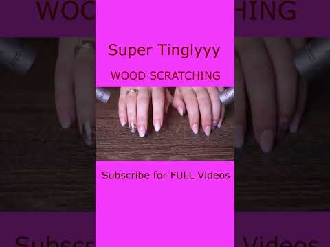 ASMR Wood Scratching 🔥 Sooo Relaxing... #shorts