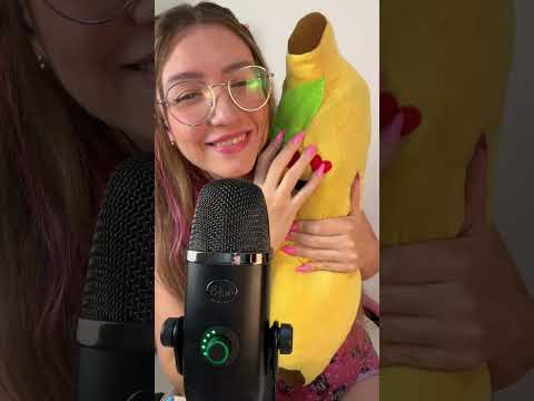 ASMR- Duvido que você tenha uma bananinha fofa igual a essa em casa🫶🍌 #asmr #asmrbrasil