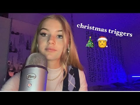 ASMR | 2MIN CHRISTMAS TRIGGERS🎄🎁