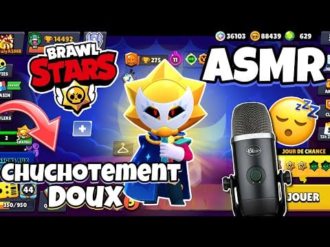 ASMR Français • 1H DE CHUCHOTEMENTS DOUX SUR BRAWL STARS POUR DORMIR ! (JE DÉBLOQUE SIRIUS ?)😴