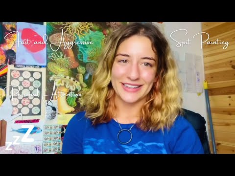 Miss Manganese ASMR Spit Painting Compilation | Fast, Aggressive, Face Touching, Personal Attention