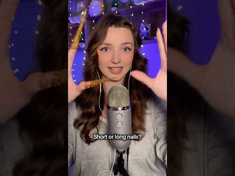 Short of long nail #asmr #asmrsounds #asmrrelax #asmrsleep #relax #tingles #asmrvideo #relaxingvideo