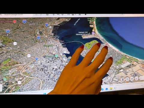 ASMR Exploring Google Maps & Clicky Whispers (SO tingly) 