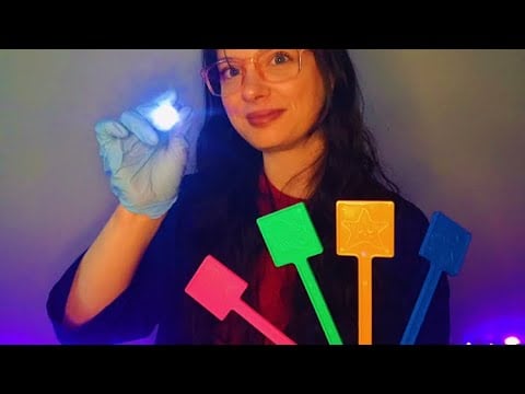 ASMR Chaotic EYE Exam 🧁