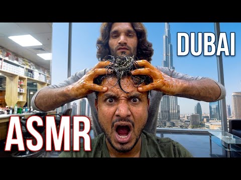 ASMR | Strongest Head Massage Of My Life in Dubai 😱🇦🇪