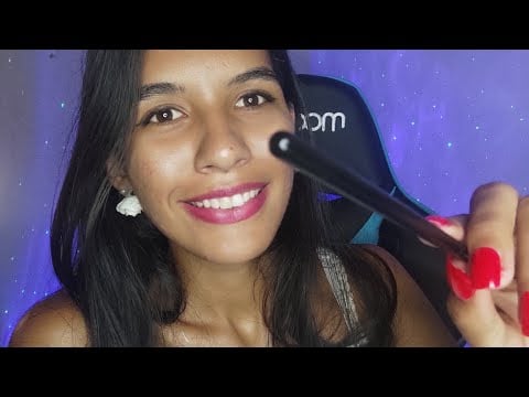 ASMR CASEIRINHO; TOCANDO SEU ROSTO ( TAPPING NA LENTE)☝🏼