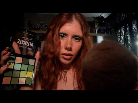 ASMR maxine minx does your hair and makeup (personal attention roleplay)