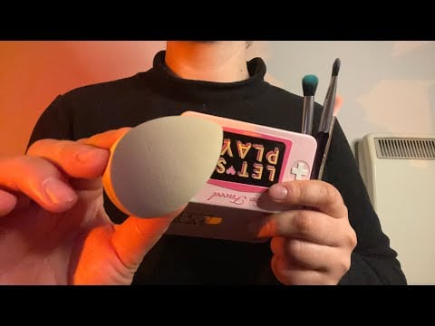 ASMR doing your makeup ⋆.˚✮🌸✮˚.⋆ gentle tapping & no talking 