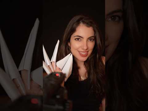 Massagem cerebral com gatilhos de papel #asmr #asmrsounds