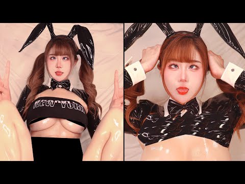 ASMR Hot Girl Brain Melting & Ear Eating | Bunny Girl Give You Prize in VIP Room