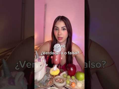 Adivina cuál es el Verdadero o falso. #asmrsounds