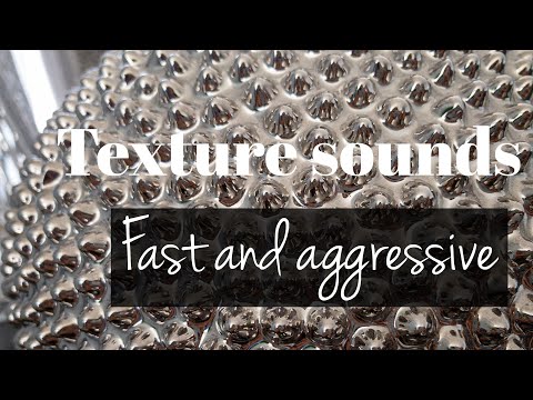 ASMR - TINGLY TEXTURE SOUNDS [fast and aggressive]