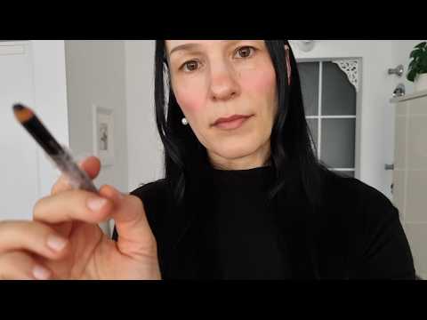 cameratouching hair & make up asmr