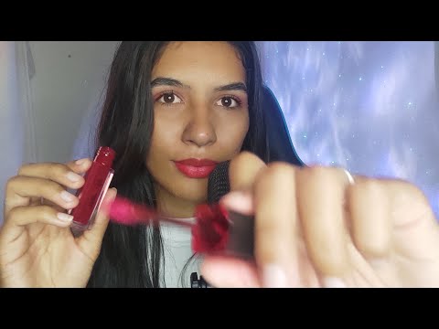 ASMR TE MAQUIANDO EM 5 MIN ( Fast and aggressive) ⚡