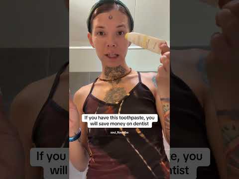 A self-care routine | toothpaste