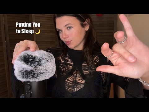 ASMR for DEEP SLEEP 🌙 (finger fluttering, hand movements, mic triggers & mouth sounds)