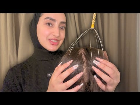 ASMR Scalp Triggers (Scratching, Brushing, Massaging) 🤯 NO TALKING, NO MOUTH SOUNDS