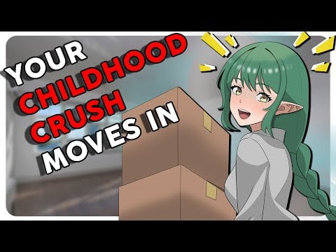 Your Childhood Crush Moves In NextDoor [F4A] [ASMR] [Wholesome] [Reminiscing] [Teasing] [Flirting]