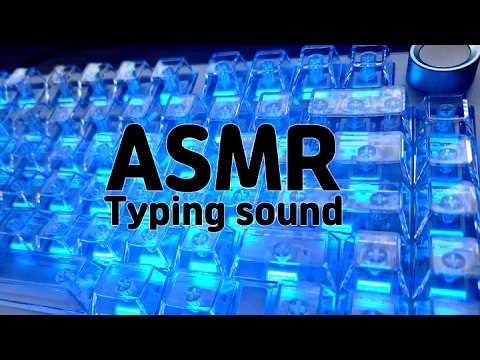 🖤Typing ASMR | Fast no talking typing