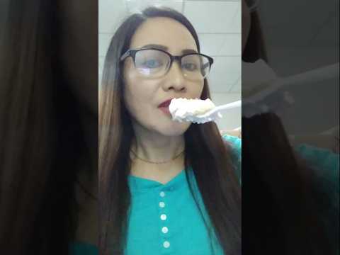 ONE TIME BITE CREAMY FRUIT SALAD#everyone #mukbang #shortsfeed #food #onebite
