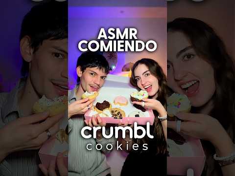 COMIENDO POR PRIMERA VEZ LAS CRUMBL COOKIES con @AleASMR #asmr #asmrsounds #comedia #relax