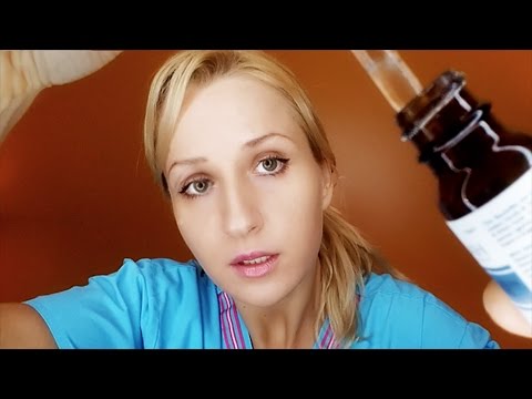 Nurse With An ACCENT | EYE MASSAGE | Eye Drops | ASMR EYE EXAM Role Play