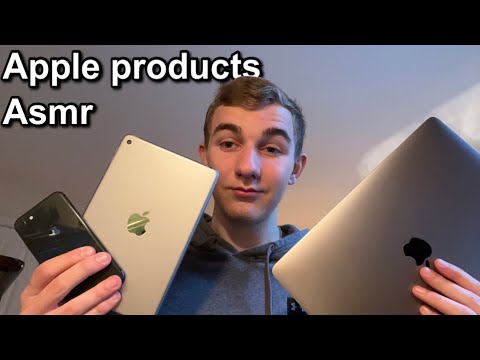Asmr with apple products Lofi tapping