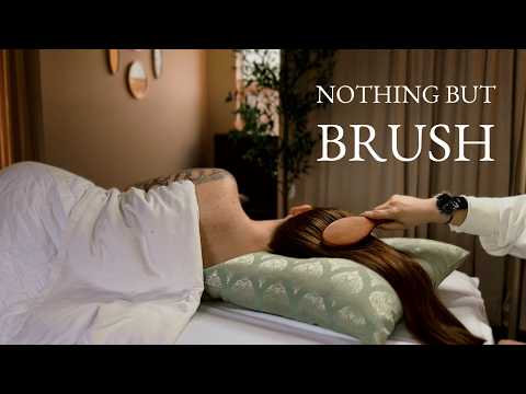 ASMR Hair Brushing for Deep Sleep [No Midroll Ads] [No Talking]