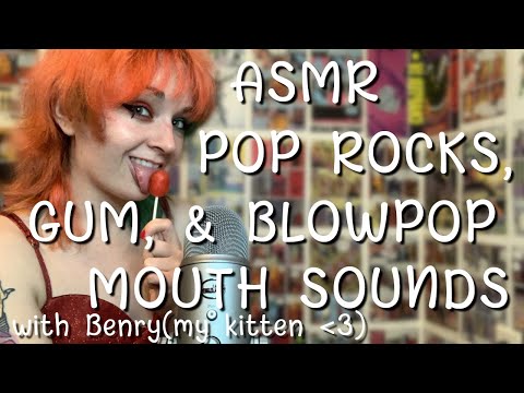 ASMR CANDY TRIGGERSPOP ROCKS, BLOWPOPS, GUM