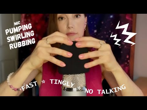 Mic Pumping, Swirling, Scratching, Rubbing ASMR | Tingly✨ | NO Talking 🤫 Study 📚 Relax 😌 Sleep 😴