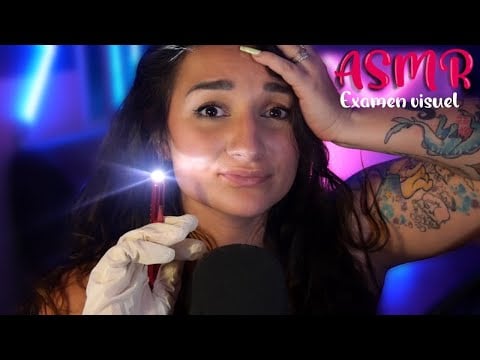 ASMR FRANÇAIS : RP EXAMEN DES YEUX, Y A RIEN QUI VA 😰