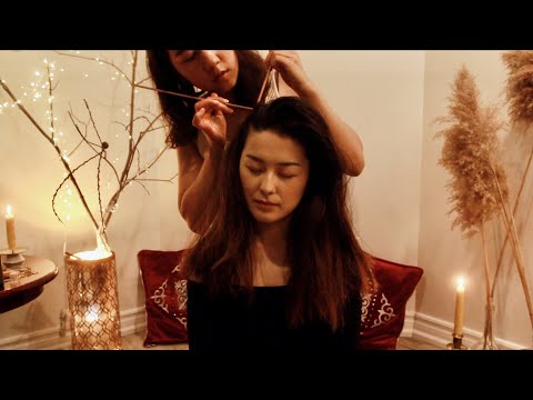 [ASMR] Scalp Check, Neck & Shoulder Gua Sha Massage | @ediyasmr