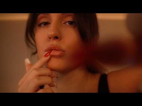 ASMR Touching & Tapping Your Face with XL Nails (Up Close & Personal)