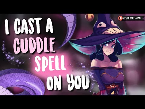 Lamia Witch GF coils you up after Cuddle Potion [Flirty / Spell / Halloween / F4A Audio Roleplay]