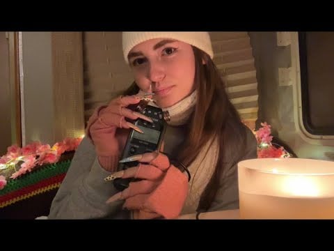 Asmr~TASCAM Ear Tapping & Scratching w/ Mouthsounds (No Talking) 