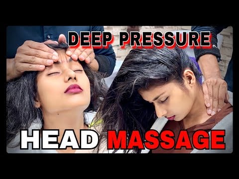 ASMR CLIENT’S NEEDED DEEP PRESSURE HEAD MASSAGE BY INDIAN BARBER RIZWAN || THE PERFECT CRACKER #asmr