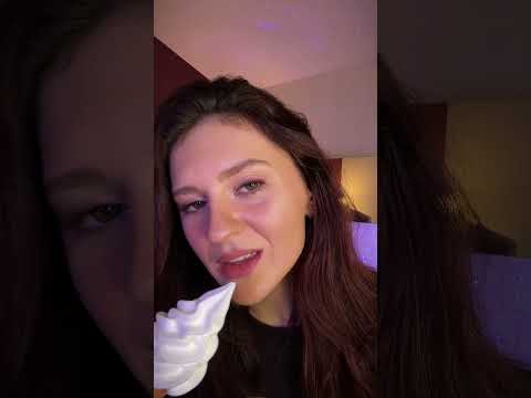 ASMR: ice cream eating 🍦#asmr #asmrmouthsounds #mouthsounds #asmreating #asmrsounds #asmrvideo