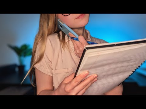 ASMR Office RP- Caseworker on hold (typing & writing triggers)