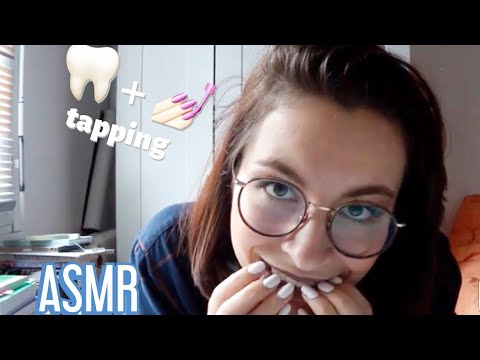 ASMR | Teeth and Nail Tapping (MOUTH SOUNDS)