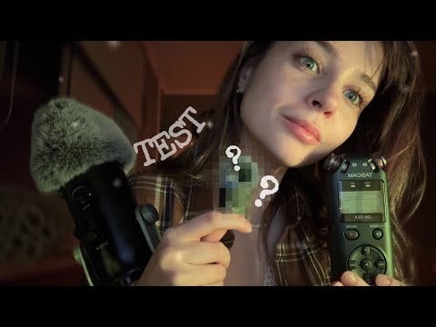Test ASMR de 3 micros [bruits de bouche] 🎙️