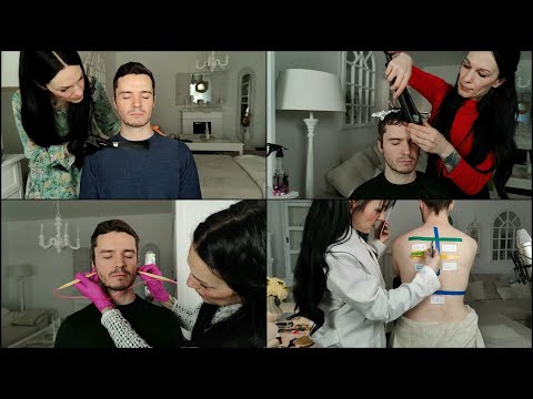 Pullover Refurbishment / Body Tests & Analysis / Real Haircut / Back Allergy Test (ASMR Compilation)