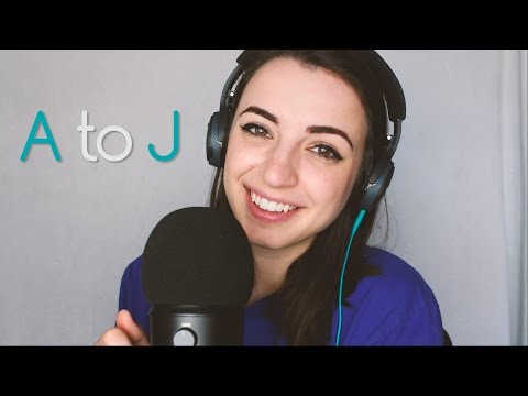 [ASMR] Whispering Your Name - A-J Name Trigger ASMR (April Edition)