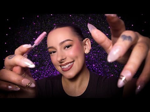 ASMR Eyebrow Shaping, Tweezing, and Brow Pencil - Doing Your Eyebrows for Relaxation